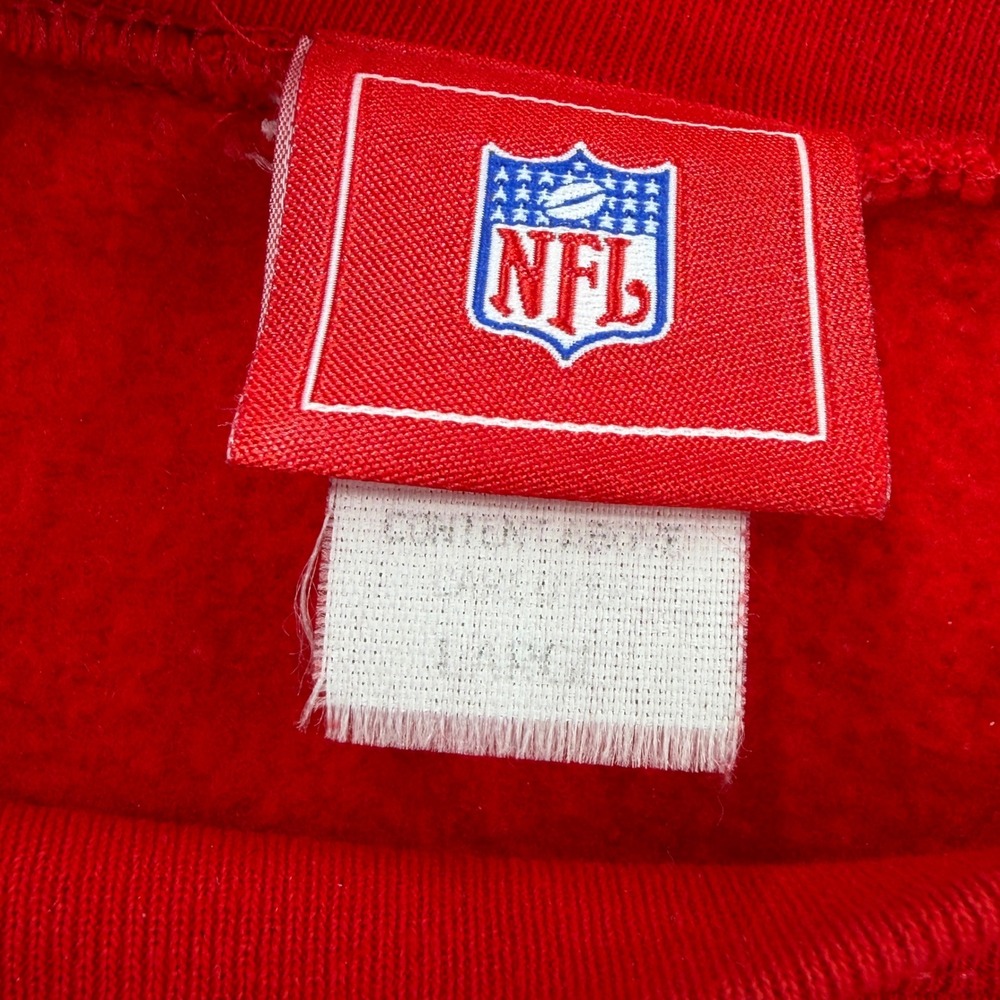 Vtg NFL Kansas City Chiefs Mens Large Red Graphic Crew Neck Sweatshirt - Picture 4 of 9